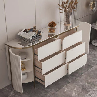 damo modern white sideboard high end interior design furniture