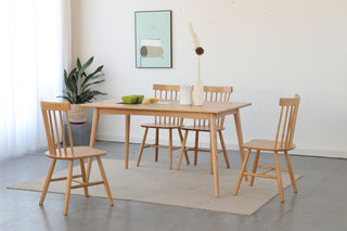 dante oak wood dining table for every home