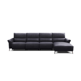dark blue l shaped recliner sofa ivy