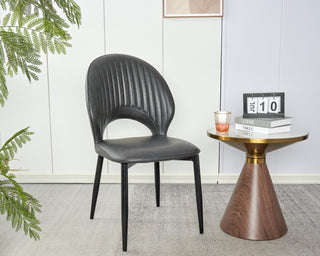 dark grey dining chair lily