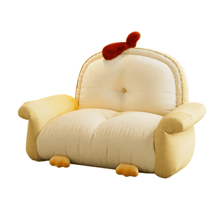 deri feather friend kids soft armchair chicken theme