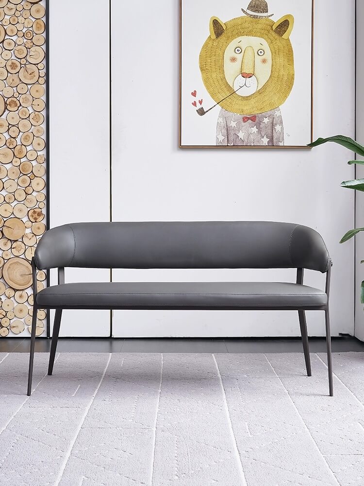Lucia Grey Dining Bench Singapore COMFY