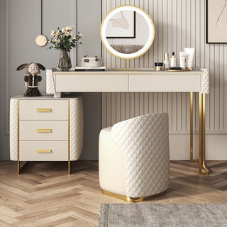 dressing table with storage elin