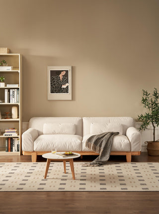 durable sol wooden frame sofa