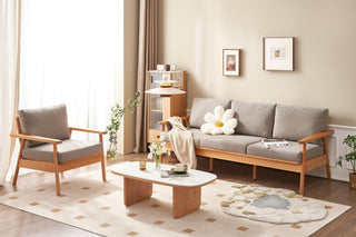 echo sofa beige cushion choice