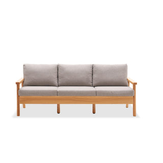 echo solid wood sofa grey