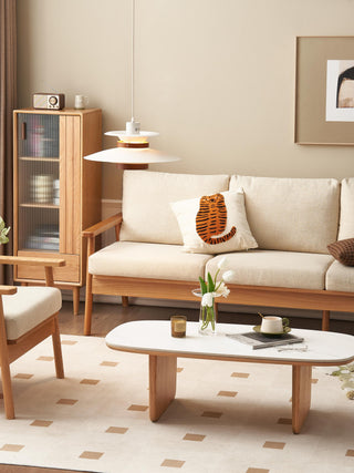 echo wood sofa coffee table option