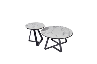 elegant ophelia coffee table with scratch resistant sintered stone top