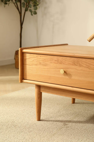 elegant rio cherry wood coffee table design
