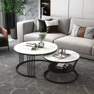 elegant sienna coffee table sintered stone