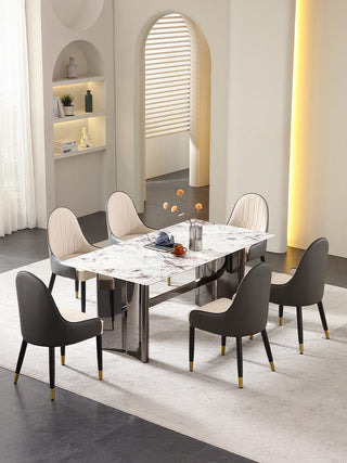 elegant sintered stone dining table