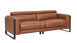 elegant stephanie sofa full leather reclining