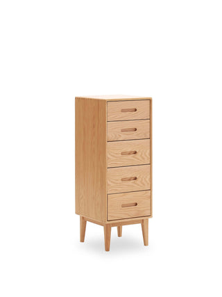 elegant terre narrow chest of drawers