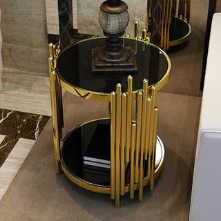 elvira luxury side table lounge setup