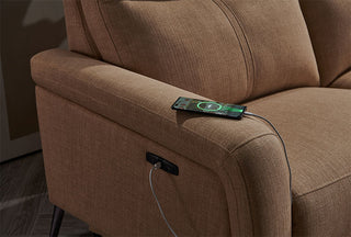 emily armchair with usb charging
