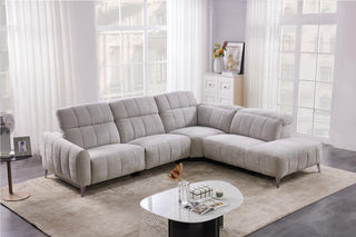 enzino fabric sectional sofa