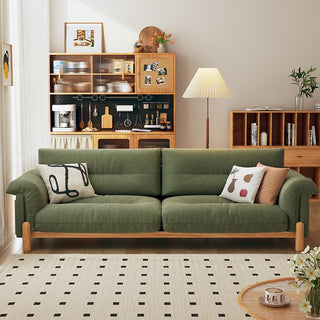 ethan wooden sofa sturdy wooden frame