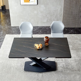 extendable cervo dining table sintered stone