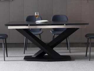 extendable dining table cervo sintered stone