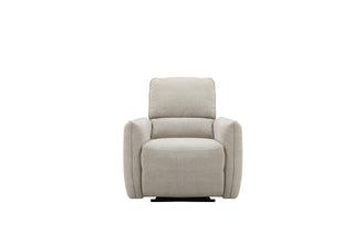 fabric recliner armchair colin side buttons