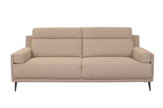 fabric sofa beige stylish comfortable