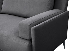 fabric sofa grey versatile chic