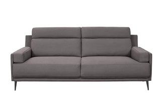 fabric sofa light grey minimalist style
