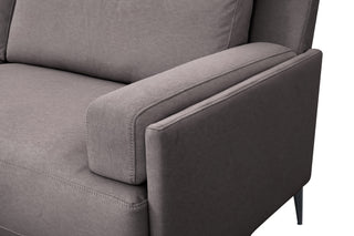 fabric sofa light grey plush texture