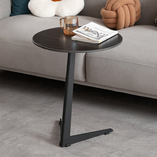 fabrizia c shaped side table black setting