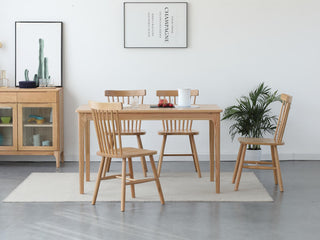 family friendly marco solid wood dining table