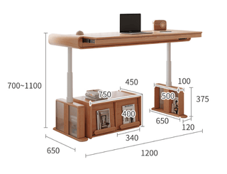 fino adjustable children study table space saving