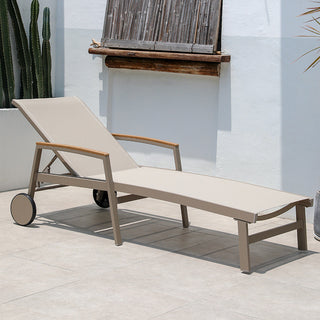 fira outdoor lounger with wheels