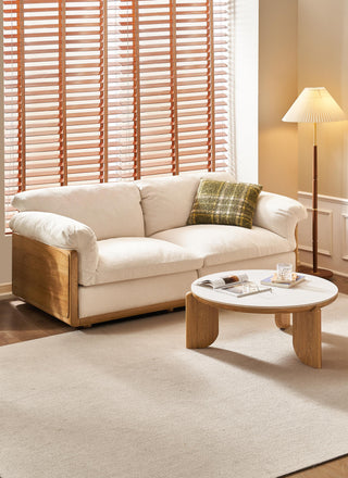 fortuna oak wood sofa elegant design