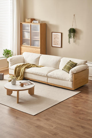 fortuna sofa with wooden elements