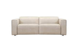 Beige sofa on a white background