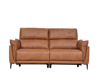 gabriel electric recliner sofa brown leather