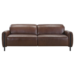 Garance Electric Recliner Leather Sofa