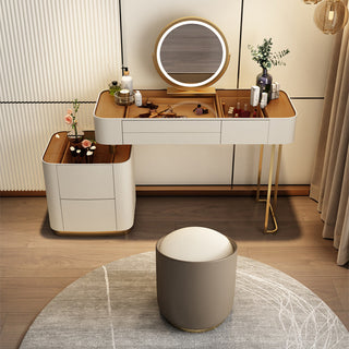 gina modern dressing table with stool