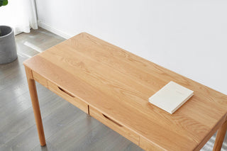 girona study desk wooden with storage