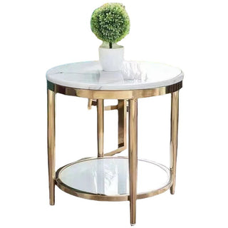 gracia marble side table design details
