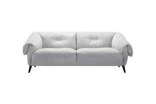 Gray sofa on a white background