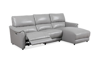 hailey l shape sofa recliner usb charging