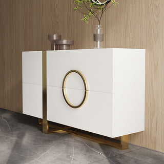 hamo white and gold sideboard luxury home furniture