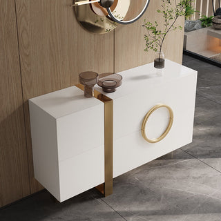 hamo white and gold sideboard modern living room design