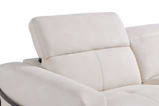 hanna sofa leather white