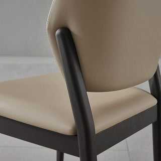 harper designer dining chair wooden legs fabric