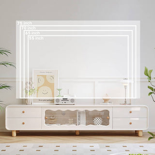 hope elegant tv cabinet white