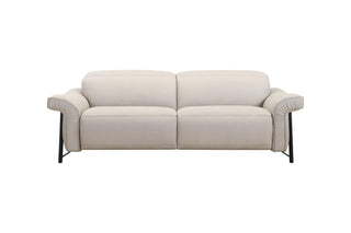 Beige sofa on a white background