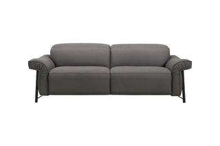 Gray sofa on a white background