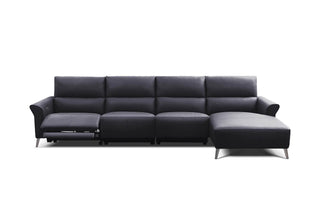 ivy power reclining sofa leather l shape